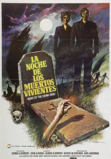 Pelicula La noche de los muertos vivientes VOSE, terror, director George A. Romero