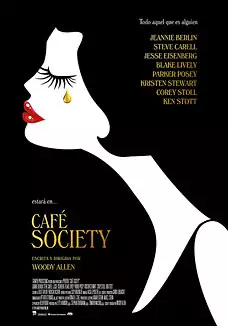 Pelicula Café society VOSC, comedia romance, director Woody Allen