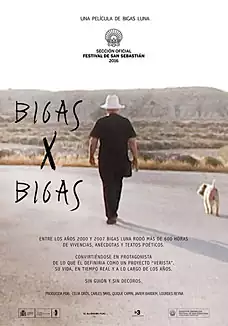 Pelicula Bigas x Bigas, documental, director Bigas Luna y Santiago Garrido Rua