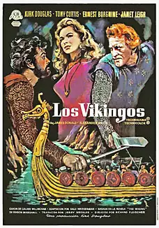 Pelicula Los vikingos VOSE, aventures, director Richard Fleischer