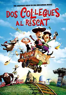 Pelicula Dos collegues al rescat CAT, animacion, director Rasmus A. Sivertsen y  Rune Spaans