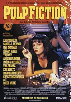 Pelicula Pulp fiction, thriller, director Quentin Tarantino