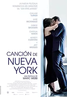 Pelicula Cancin de Nueva York, drama romance, director Marc Webb