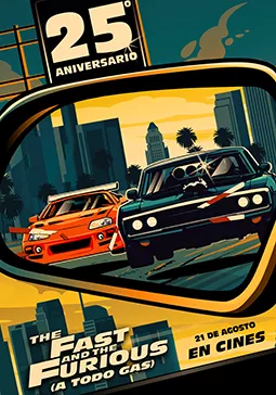 The Fast and The Furious. 25 aniversario